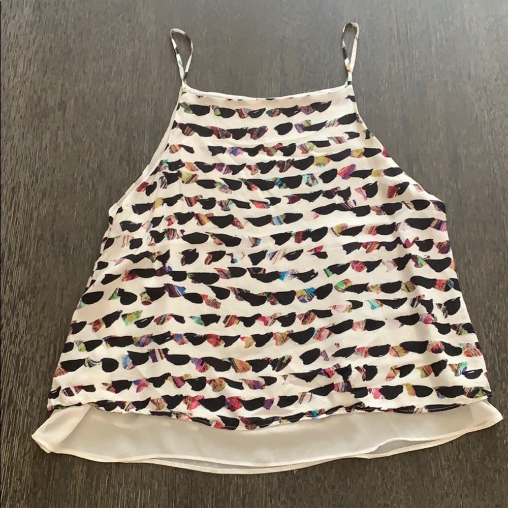 H&M printed layered top